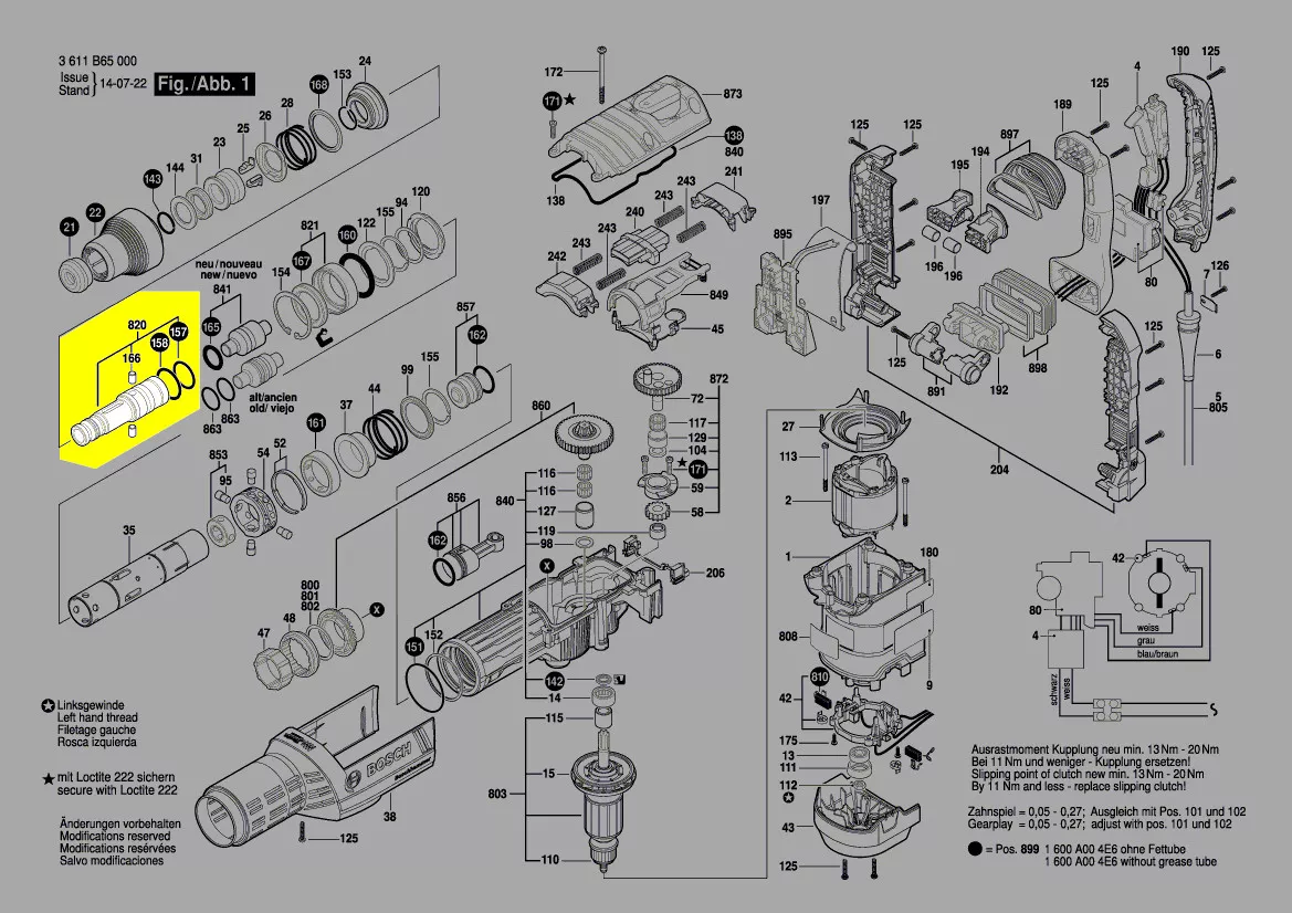 Porte-outil SDS max réf. 1 618 597 102 Bosch